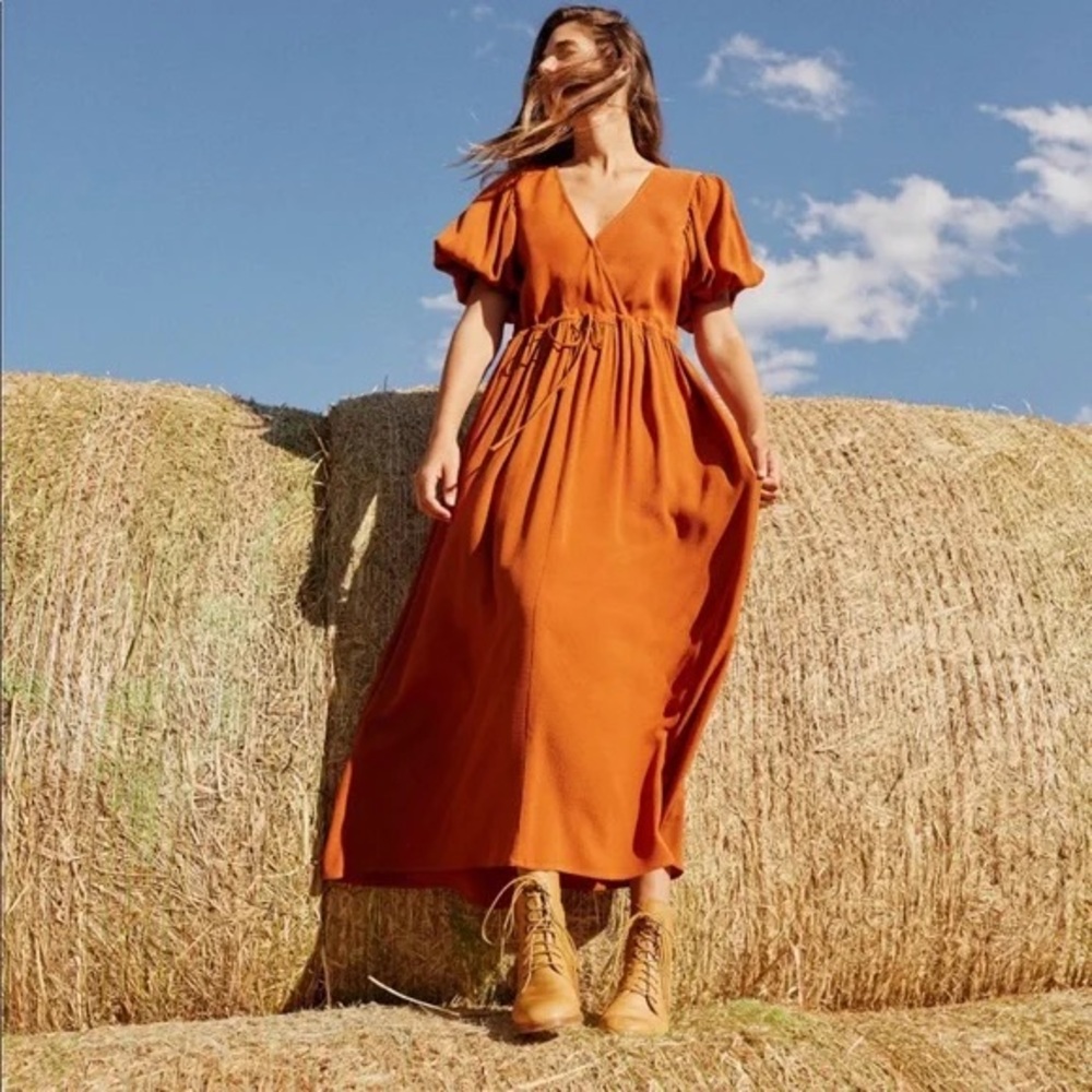 Christy Dawn Rust Dress